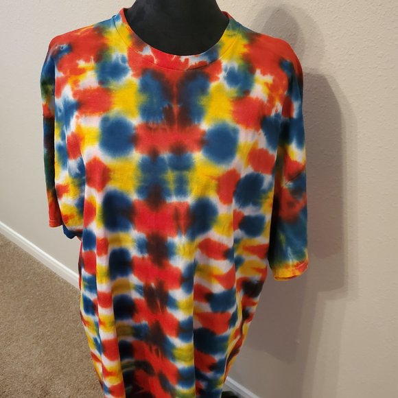 Tie Dye Boho Bohemia unisex  short sleeve T-shirt size 2X.100% cotton. - Picture 8 of 10